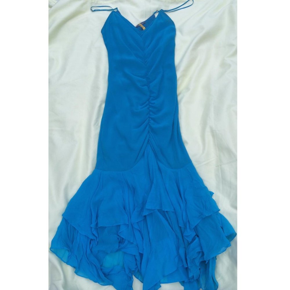 BETSEY JOHNSON SPAGHETTI STRAP PROM DRESS